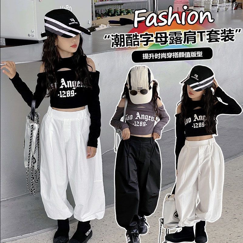 Girls' Spring Clothes Girls' Long-sleeved T-shirt Slim-fit Base Shirt ...