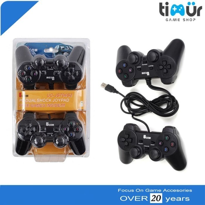 BEST- Double Joystick USB Gamepad Stick DualShock PC Laptop Computer ...