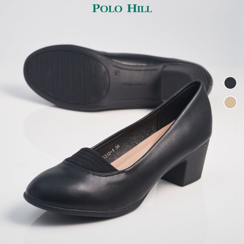 POLO HILL Ladies Round Toe Heels Shoes PLSH-LS5310 | Shopee Malaysia