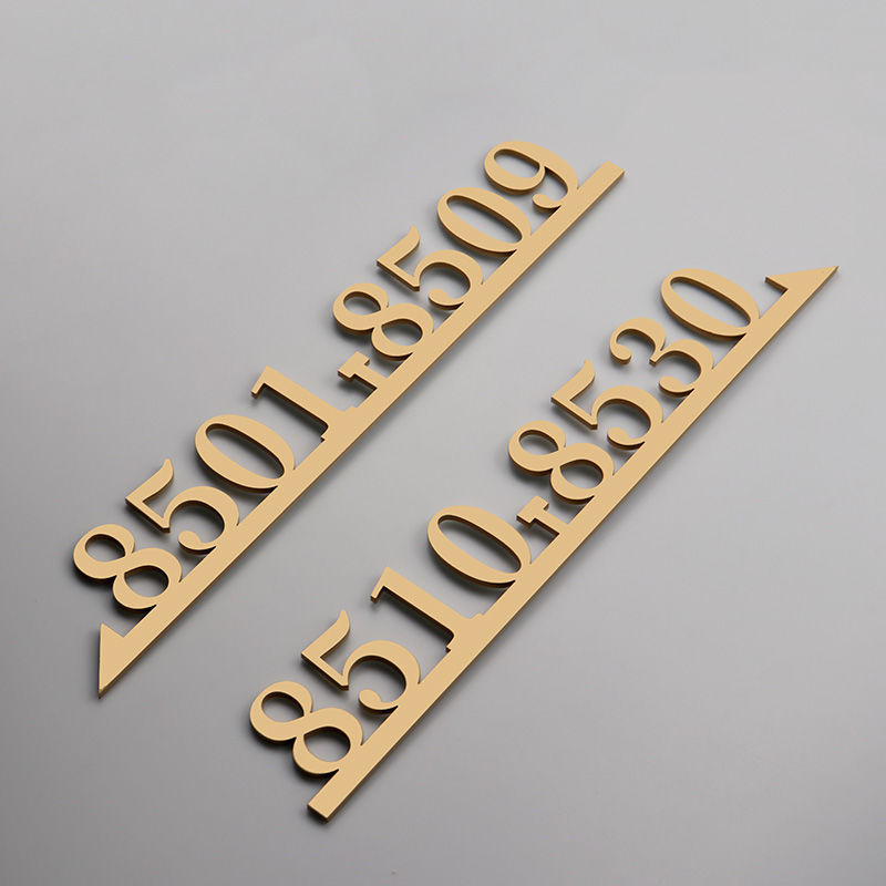 Floor Number Signs Shopping Mall Corridor Room Number Signs Acrylic ...