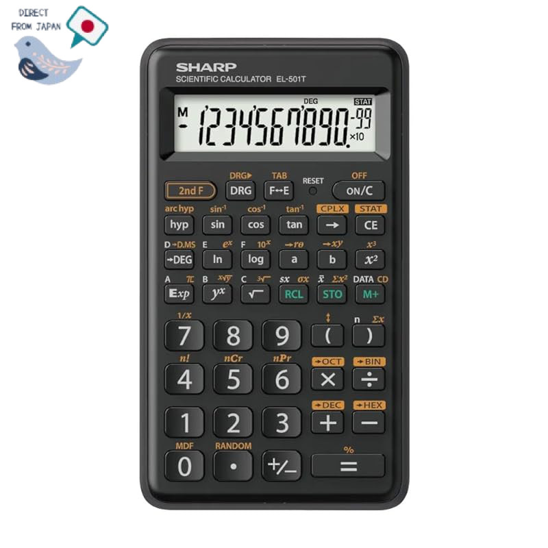 SHARP Scientific Calculator – Simple & Compact with 73 Functions, Entry ...