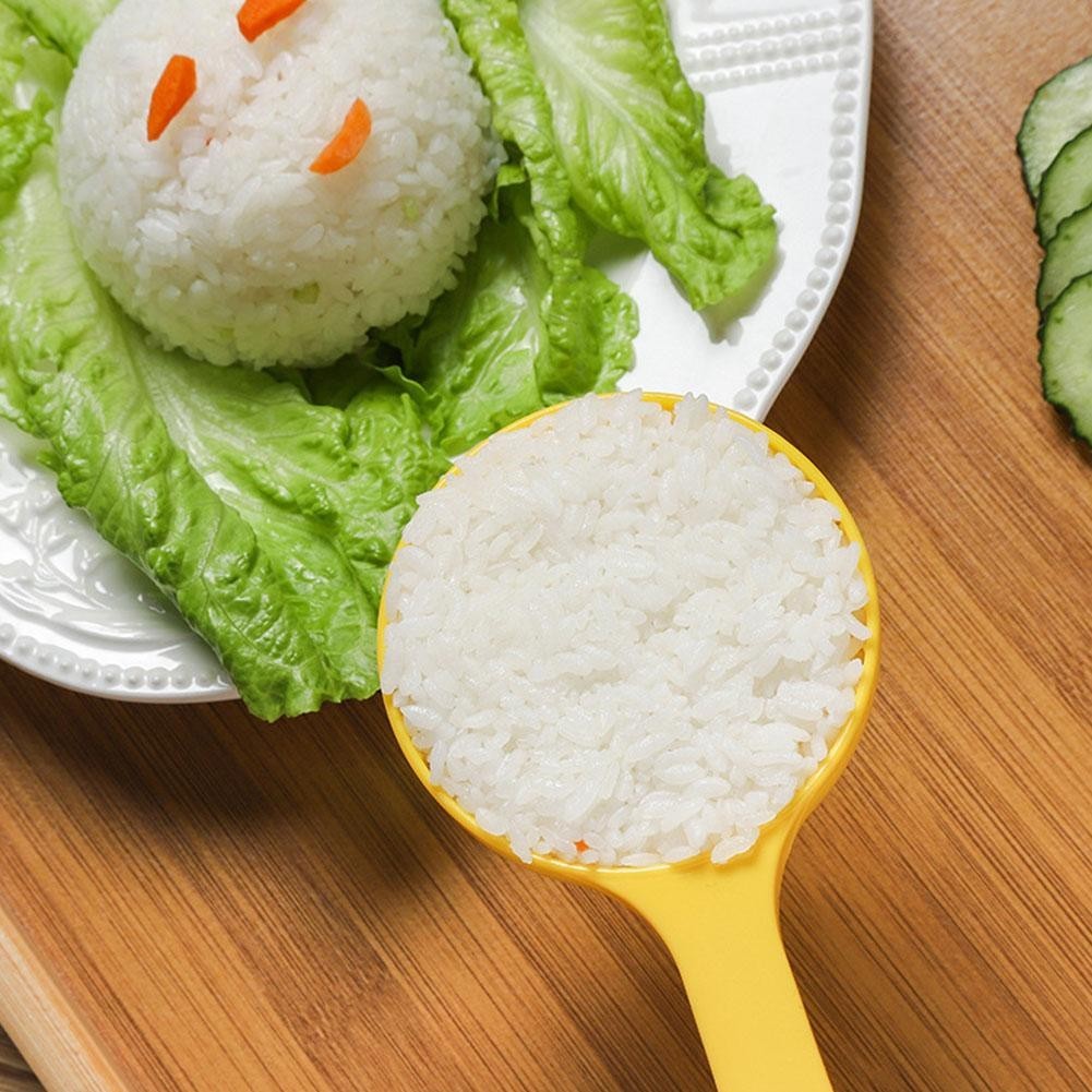 2pcs Half Round Rice Spoon Rice Cooker Spatula Standing Rice Spoon ...