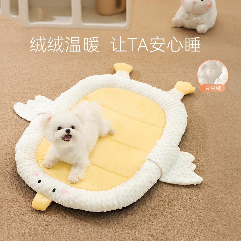 Pet Bed Goose Sleeping Mat Dog Bed 可爱鹅造型宠物床凉垫 Katil Tilam Kuching ...