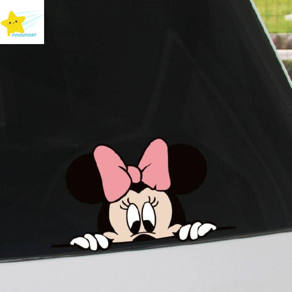 POLOSPORT Mickey Mouse Car Sticker, Mickey Minnie Paper Mickey Minnie ...