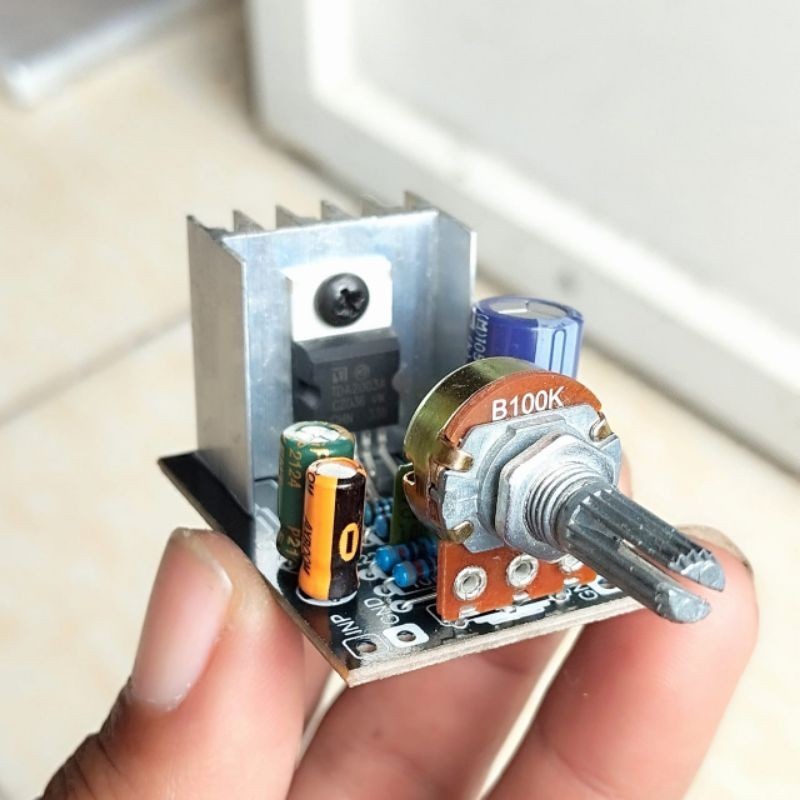 Kit TDA2003 TDA2003 MINI AMPLIFIER 12 VOLT MONO PLUS Potentio Amp
