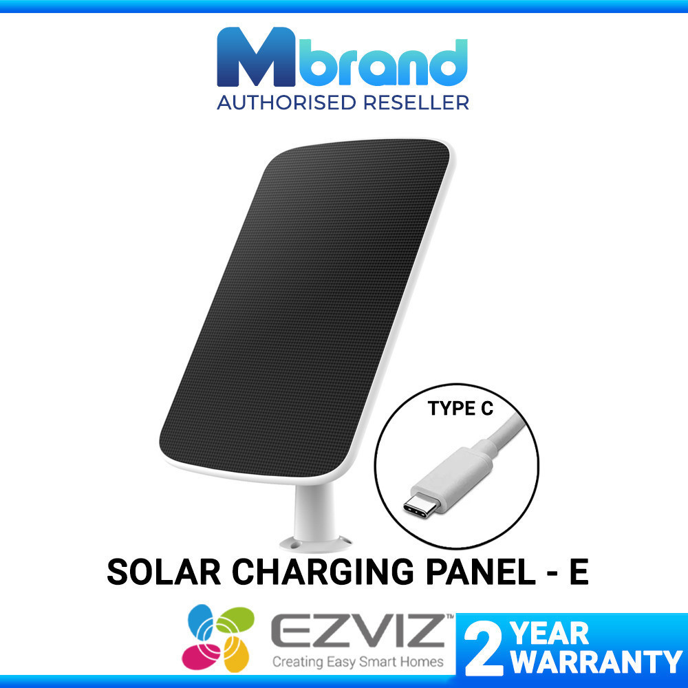 EZVIZ Solar Charging Panel - E Compatible with EB8 4G 3MP Battery ...