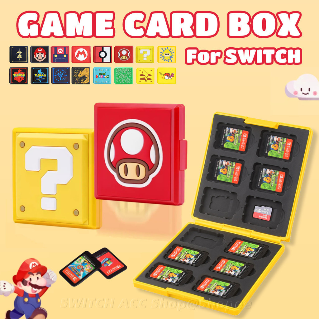 Switch Game Card Box Case 12+12 Slots Cartridge for Nintendo Switch ...