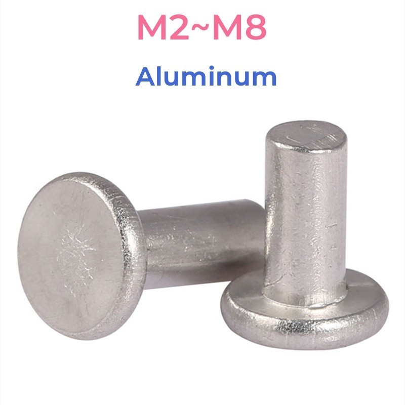 GB109 Aluminum Flat Head Rivet M2 M2.5 M3 M4 M5 M6 M8 Aluminum Alloy ...