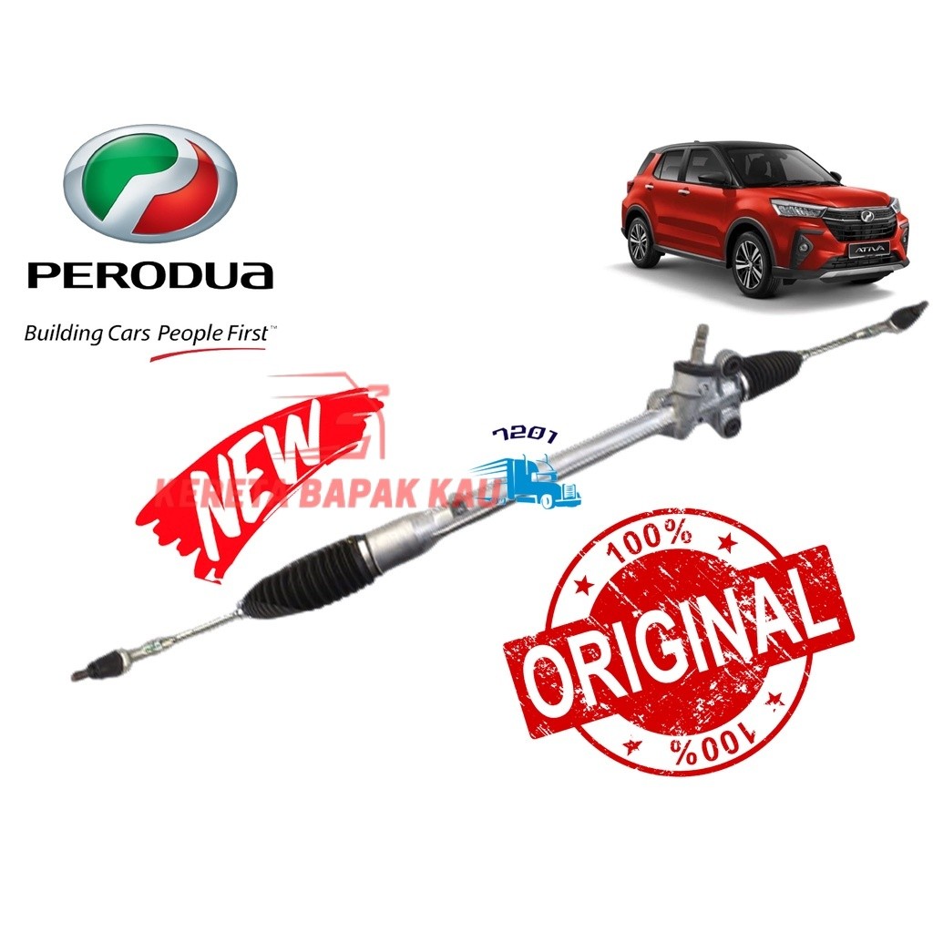 Perodua Ativa power steering rack 100%Original (New) with tie rod end ...