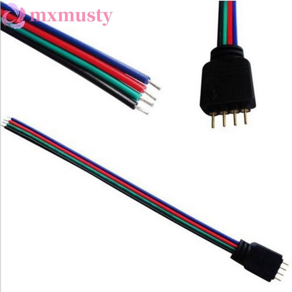 MXMUSTY Light Strip Extension Wire For 3528/5050 RGB Led Strip Male ...