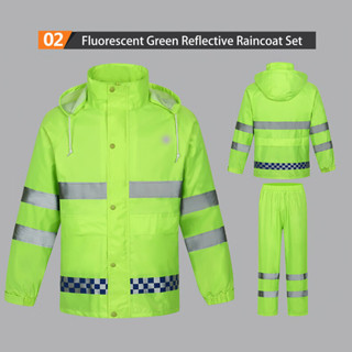 Raincoat Safety Raincoat Work Jacket Raincoat Top and Bottom Suit ...