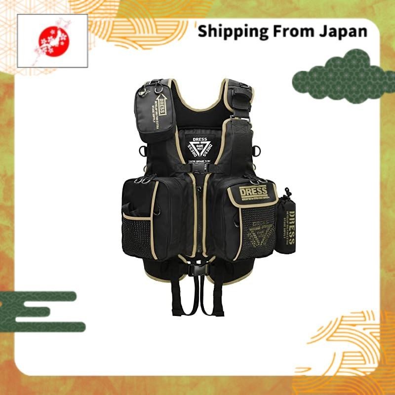 🌟HOT🌟Floating Vest AIRBORNE BK/TAN Fishing Life Jacket (From Japan ...
