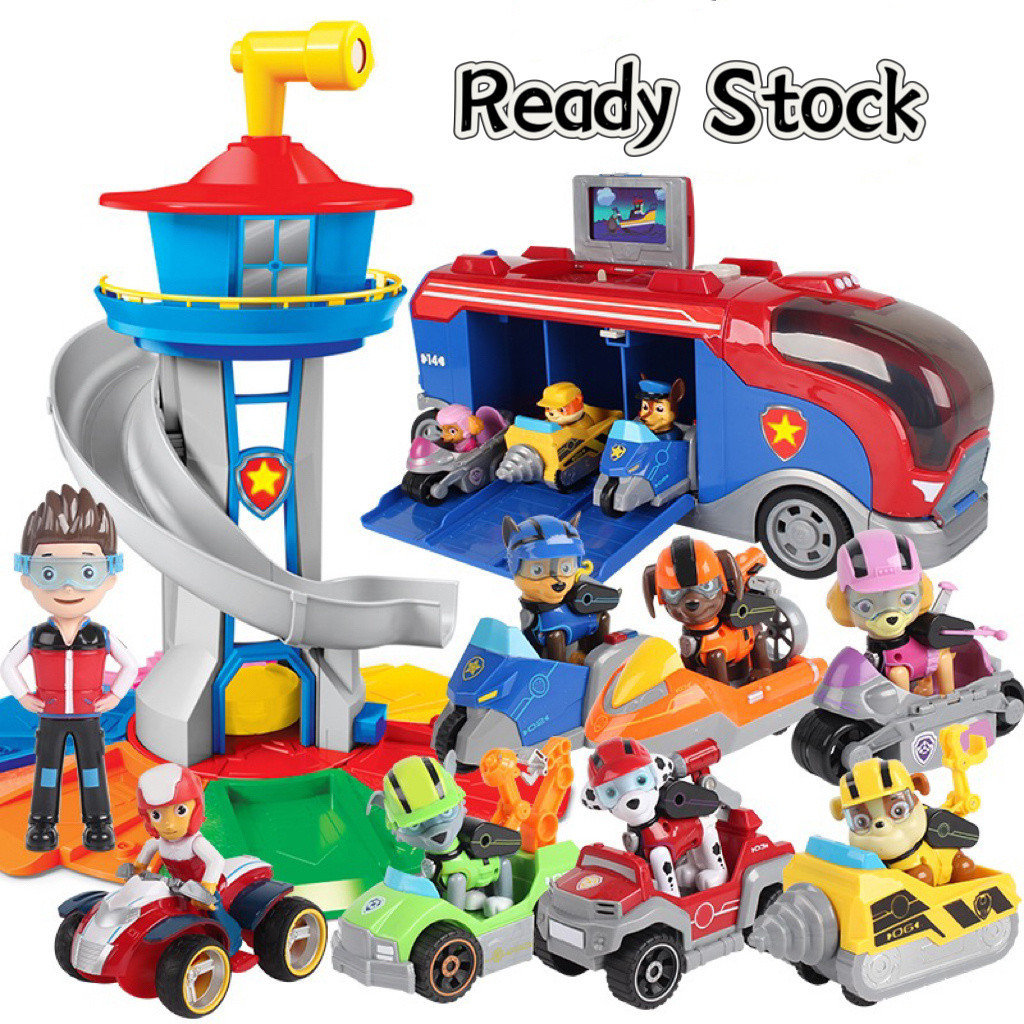 Paws Patrol Headquarters Base Toy Oversized Observation Tower | Shopee ...