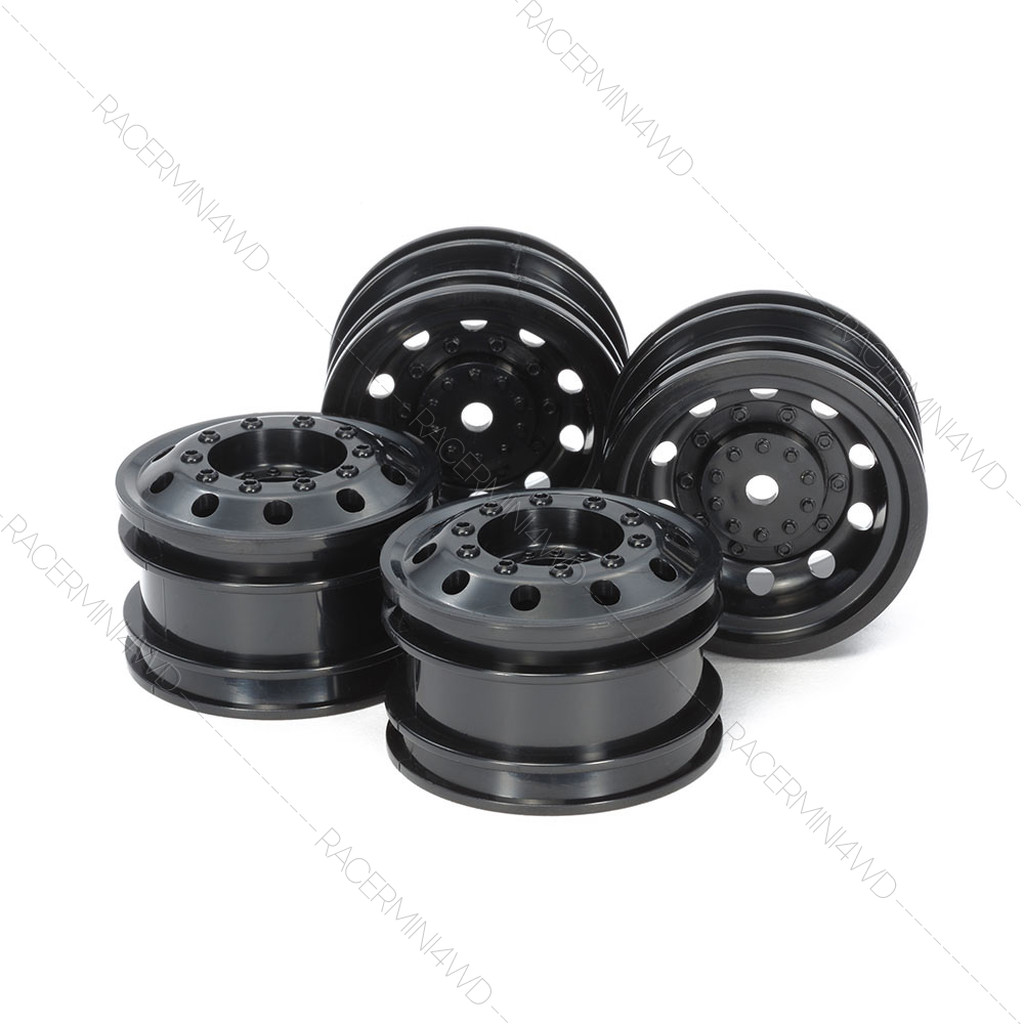 TAMIYA On Road Racing Truck Wheels Set (Black) 54741 | Shopee Malaysia