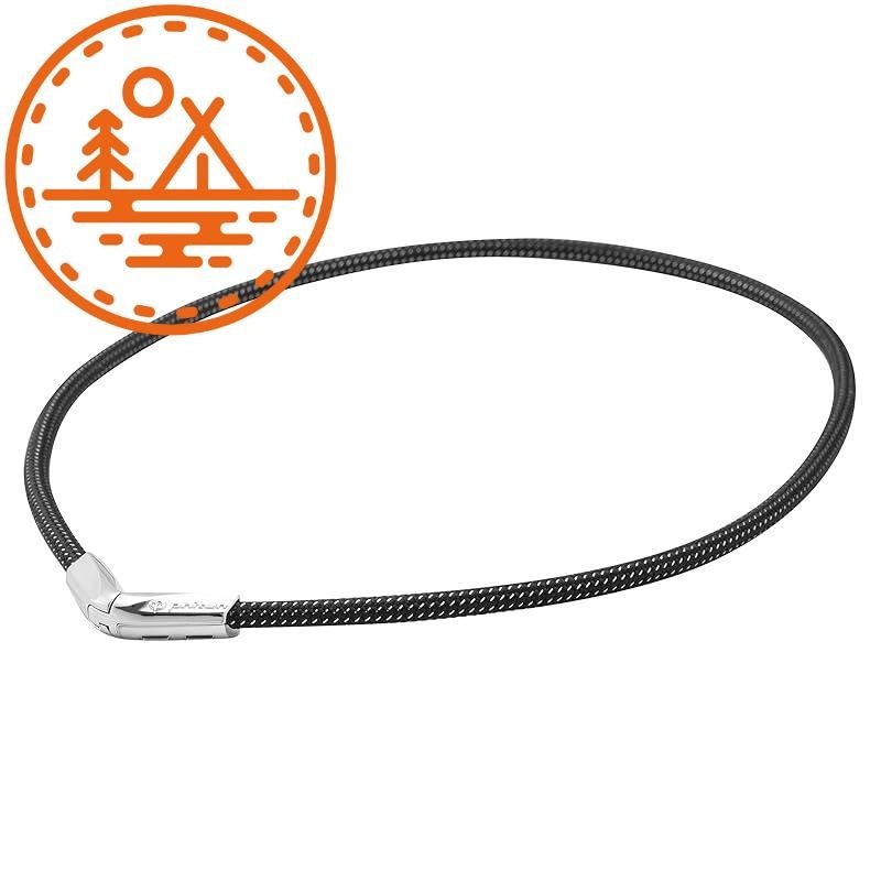 phiten Necklace RAKUWA Neck X50 V Type Silver 50cm Shopee Malaysia