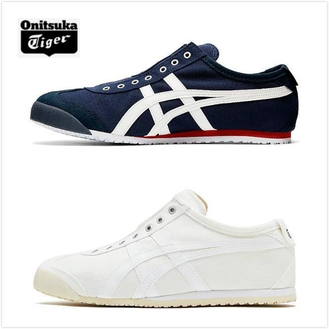 2024 Asics Casual Shoes For Men And Women Tiger Onitsuka Tiger Mexico 66 SLIP ON Waterproof Canvas D3K0N 5099 Lazy White Shoes Shopee Malaysia