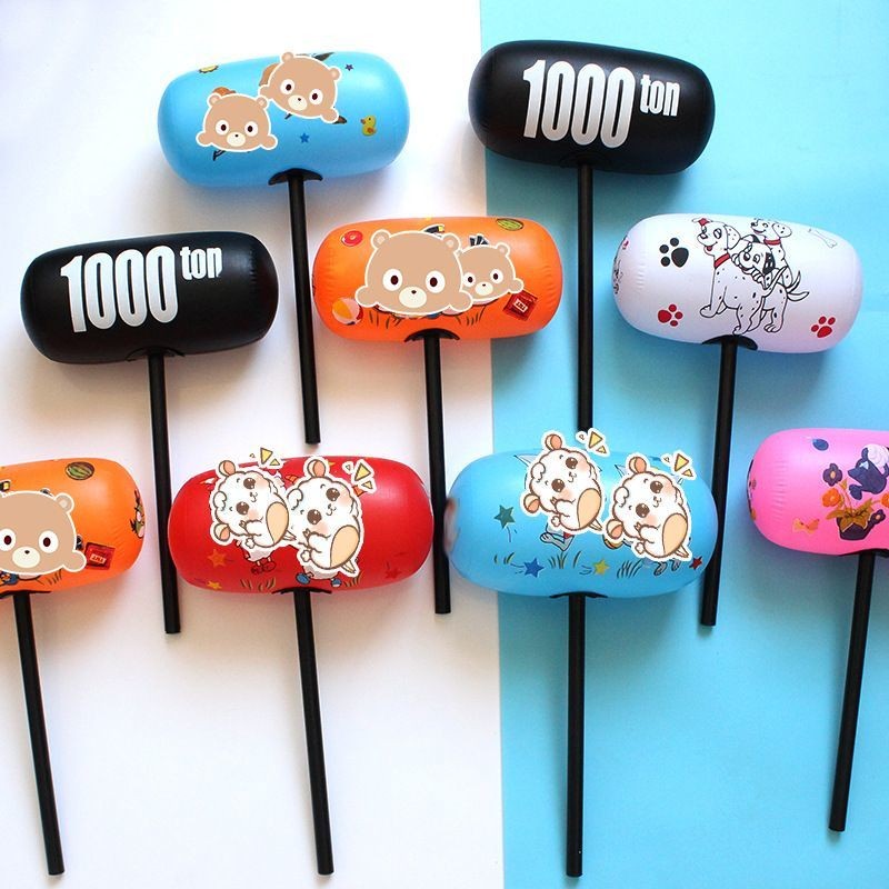 Inflatable Thousand Ton Hammer Printed Cartoon Small Size Inflatable ...