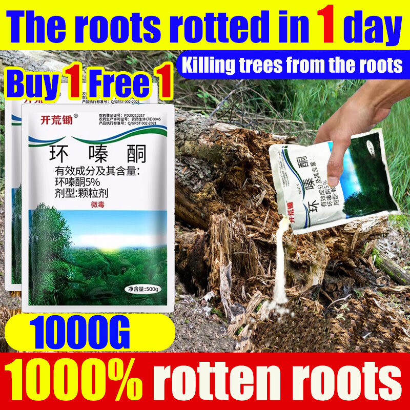 1000% root rot of big tree racun pokok paling kuat tree killer racun ...