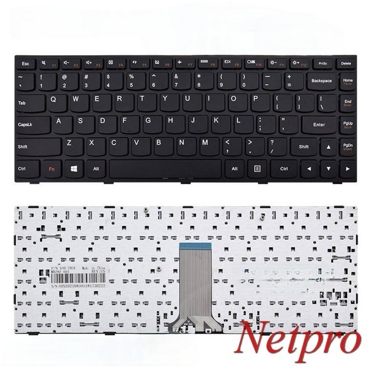 Keyboard Lenovo Ideapad G40 G40-80 G40-45 G40-30 G40-70 B41 Z40 -NP ...