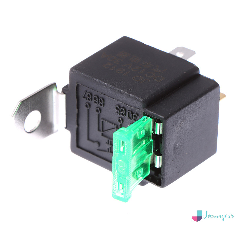 [Jonsunyour] 12V 30A Car Auto Automotive Heavy Duty Relay 4Pin Fuse ...