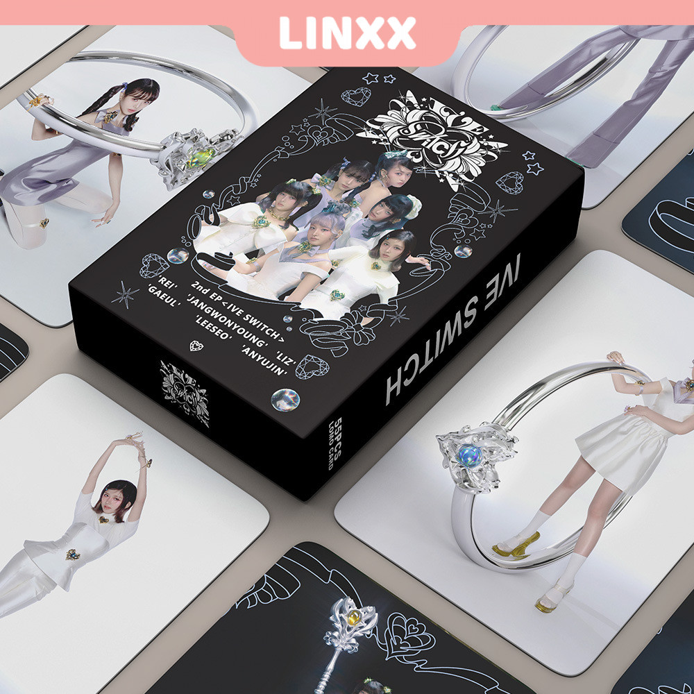 LINXX 55 Pcs IVE SWITCH Album Lomo Card Kpop Photocards Postcards ...