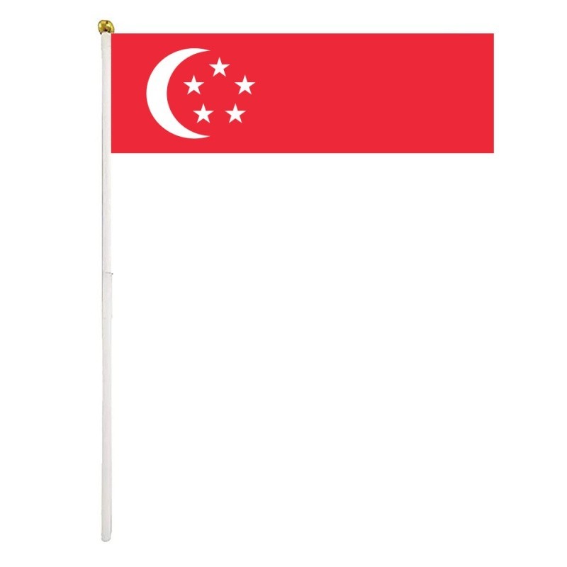 Singapore Flag Hand Waving NDP 2024 National Day Decoration | Shopee ...