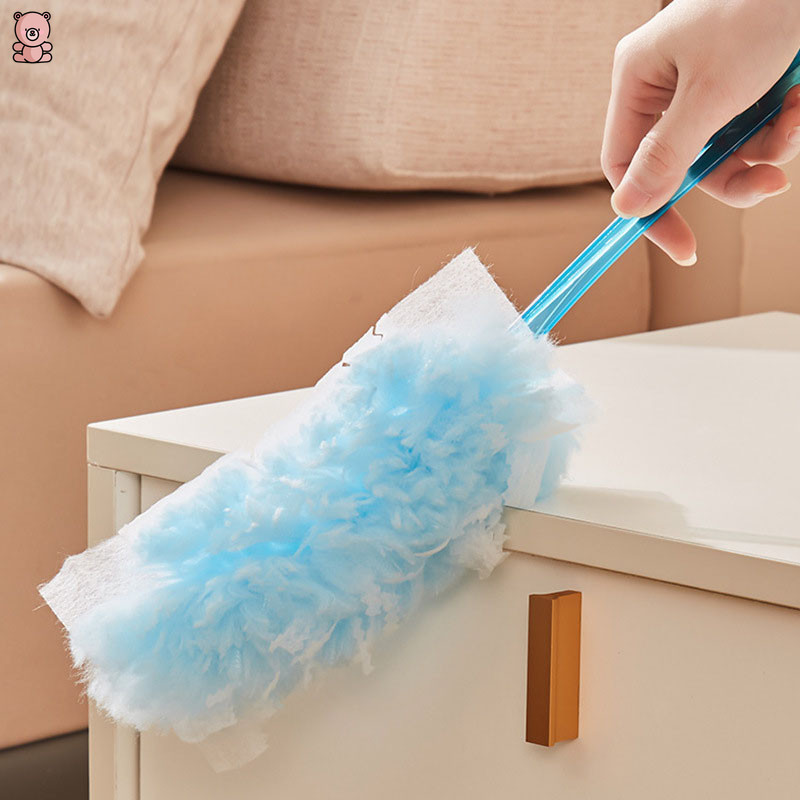 [YK]Refill Glitter Duster Magnet Disposable Duster Head Microfiber Hand ...