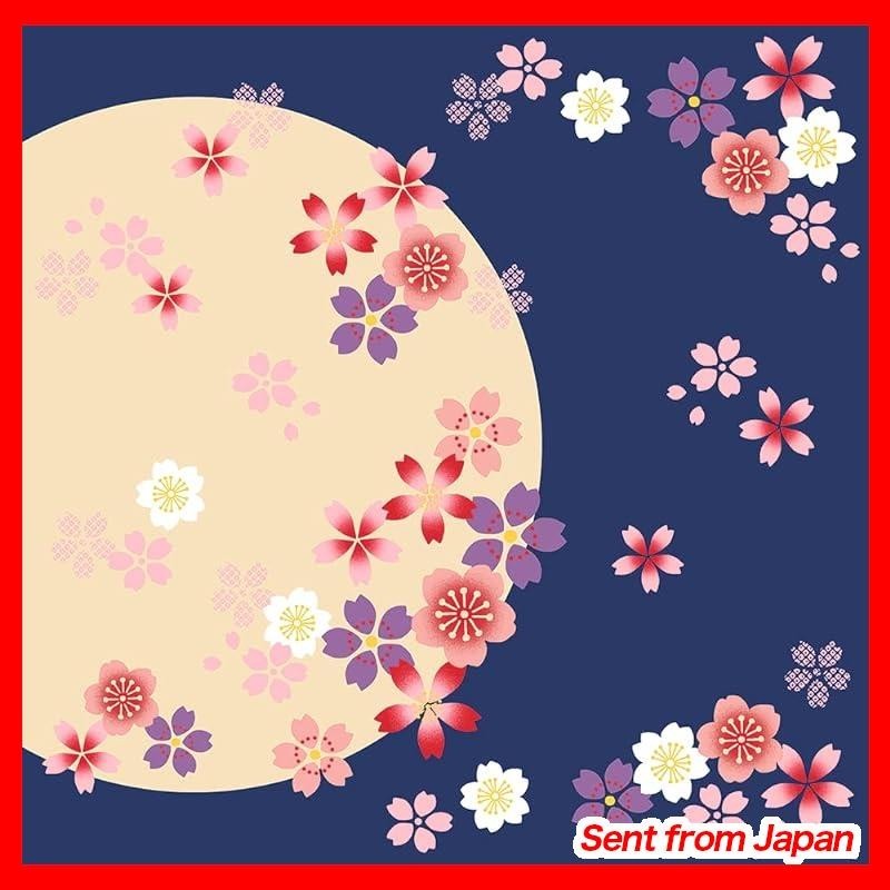 Hama-patterned large cloth (furoshiki 90cm), cherry blossom shizuka ...