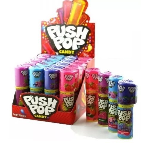 [CHILDHOOD] PUSH POP BAZOOKA STICK ASSORTED FRUITS FLAVOR CANDY 14G ...