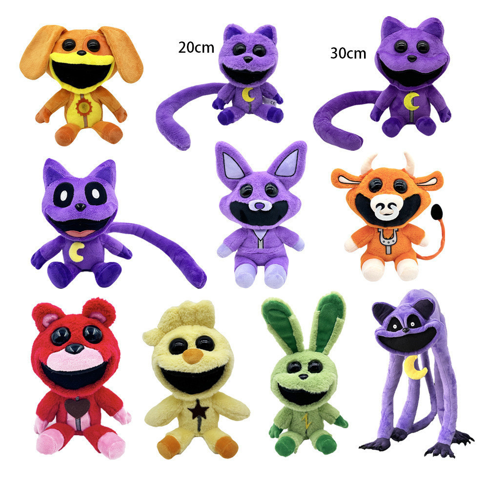 Smiling critters monster catnap poppy playtime 3 horror cat plush doll ...