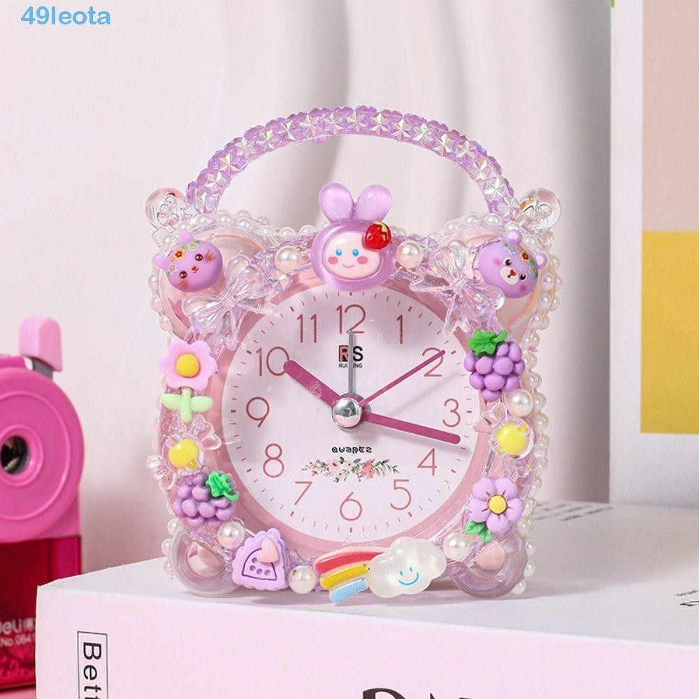 LEOTA DIY Homemade Alarm Clock, Cream Gum Cartoon Cartoon Alarm Clock ...