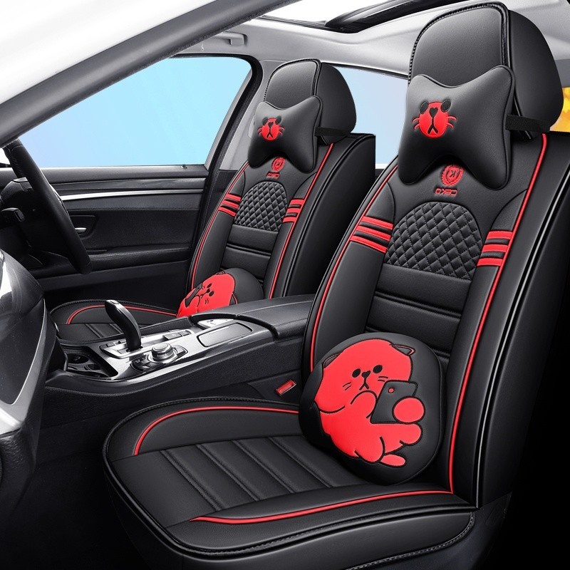 Honda Car Seat Cover Honda City Civic Jazz Accord HRV PU Leather Car