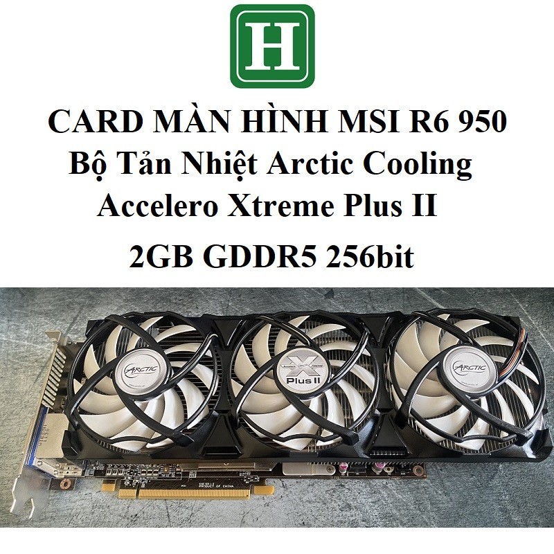 MSI R6 950 Gaming Video Card, 2GB DDR5 256bit - upgraded Arctic Cooling ...