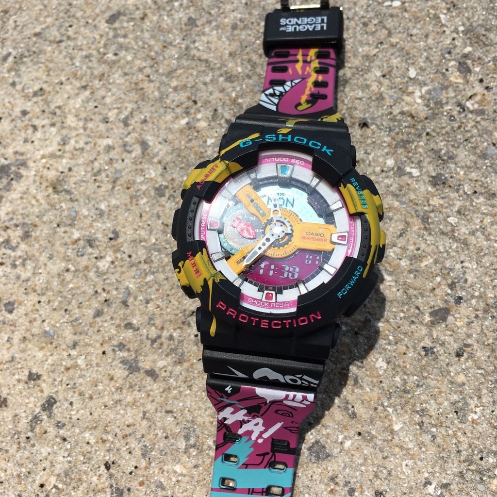 Casio XLarge X G-Shock GA-110 League of Legends Jinx sports Casio XLarge X G-Shock GA-110 League of Legends Jinx sports