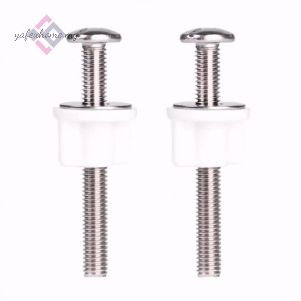 Toilet Screw Nut Antirust Silver Stainless Steel Toilet Toilet Bolt ...
