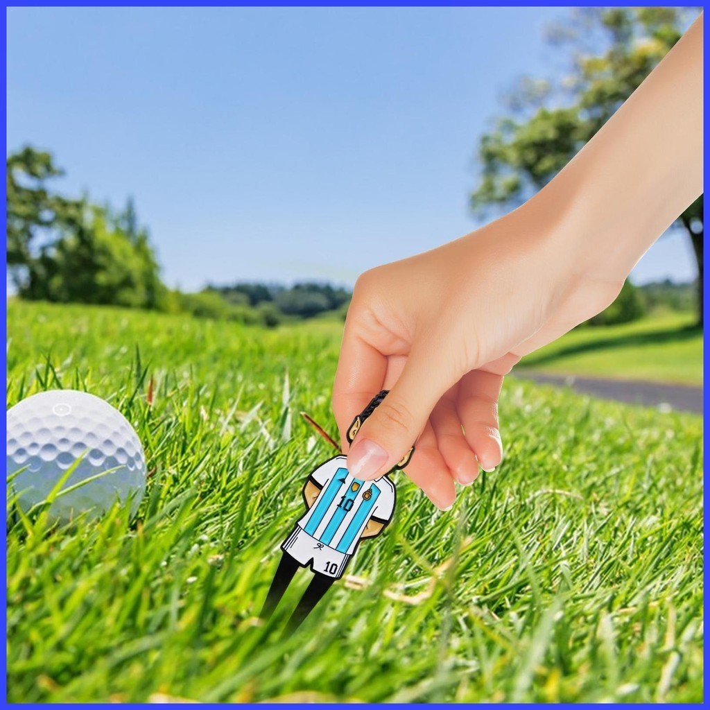 Ball Marker Putting Green Fork Tool Hat Clip Position Marker With