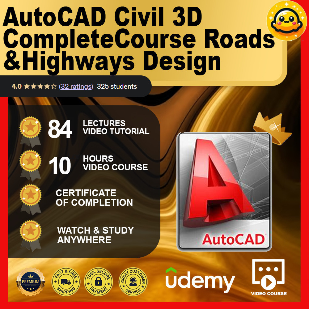 [Video Course] AutoCAD Civil 3D Complete Course Roads & Highways Design ...