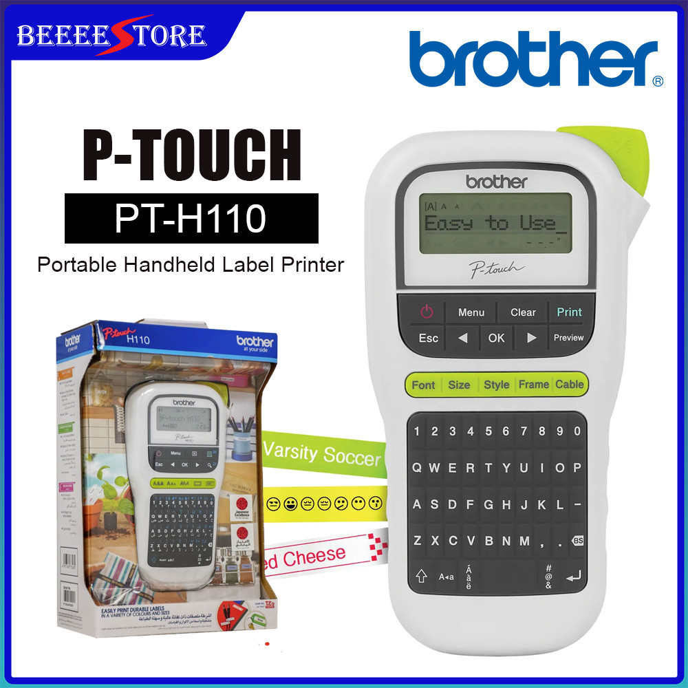 Brother PTH110 PTouch PT H100 Laminated Label Printer Label Maker