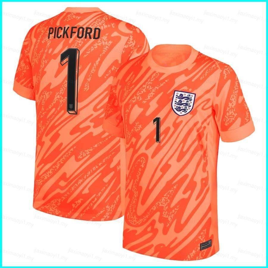 my 20242025 European Cup England national Pickford Jersey Goalkeeper