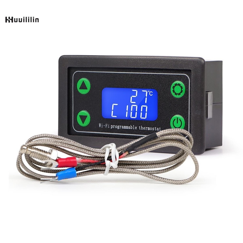 Tuya WIFI High Temperature Controller Digital Programmable Thermostat K ...