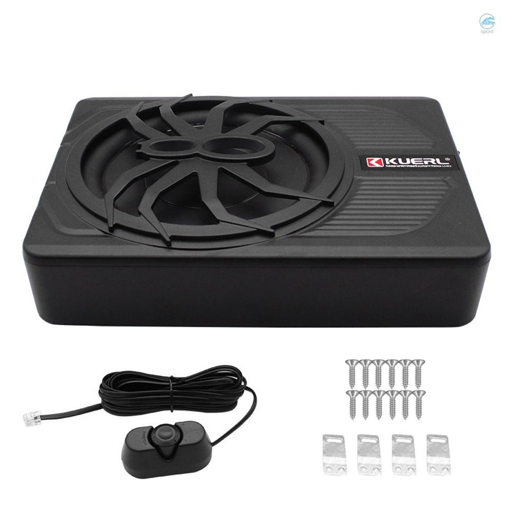 KUERL 10 Inch 800W Under-Seat Car Subwoofer High Power Active Subwoofer ...