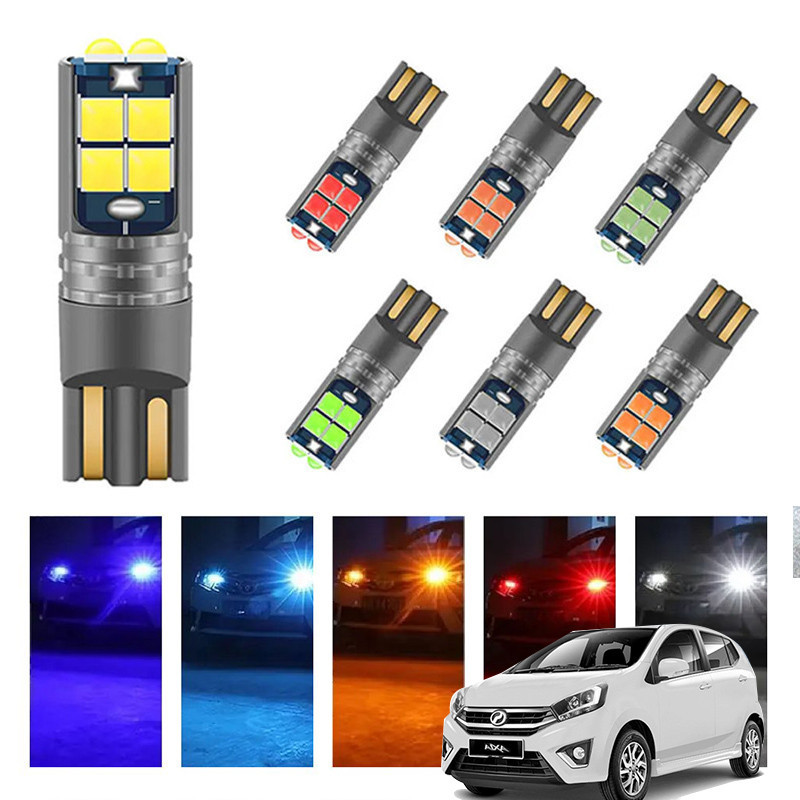 [Ready Stock] 1PC PERODUA Axia Front Small Headlight T10/W5W 10LED Bulb ...
