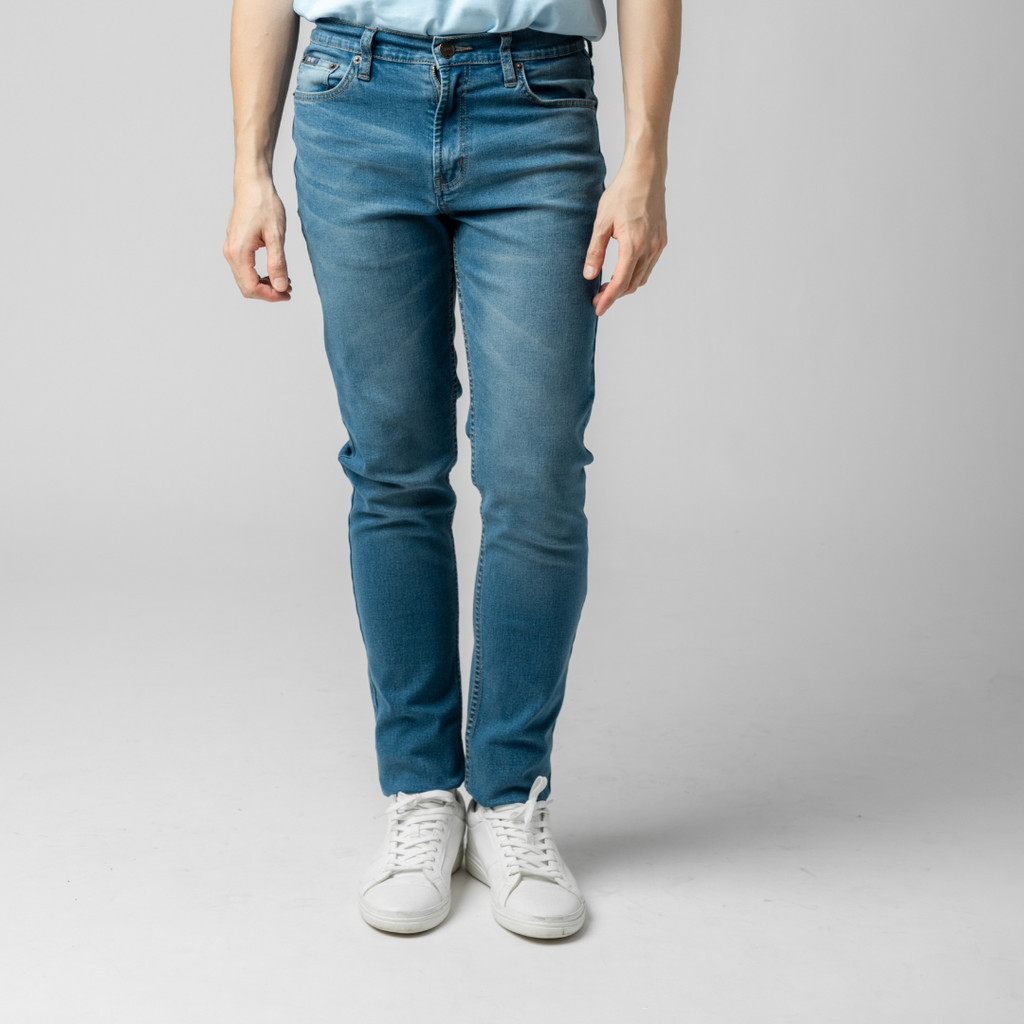 DAPPER|SLIM FIT BLUE JEANS-J35256S | Shopee Malaysia