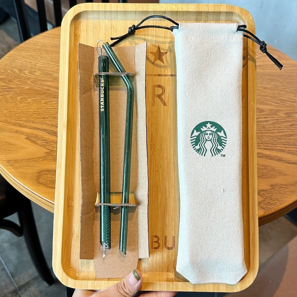 Starbucks Limited Edition Straw Set Taiwan Hedgehog Gospel Glass Straw ...