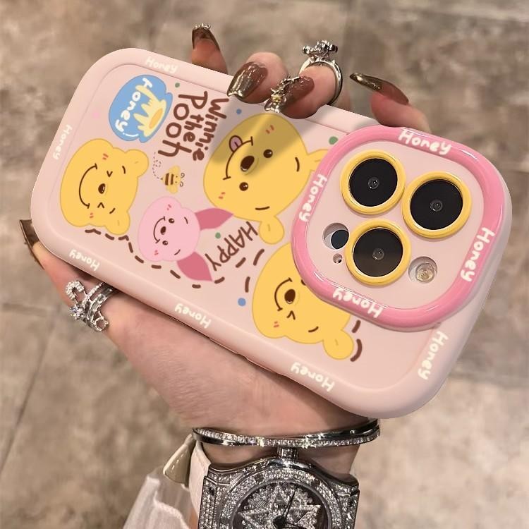 New Cute Phone Case Cartoon New Style Honey Pot Pooh Suitable For Iphone15promax Phone Case 8613