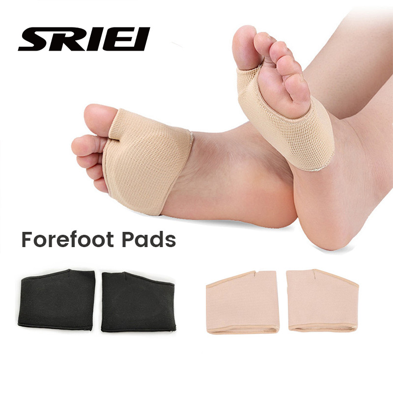SRIEI 1Pair Silicone Gel Half Insoles for Metatarsal Forefoot Pain ...