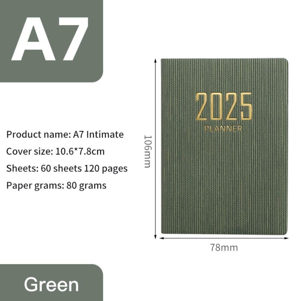 [KEYOO] 2025 Agenda Book, A7 Pocket Diary Weekly Planner, Portable with