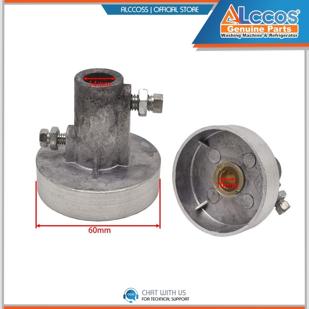 WASHING MACHINE CAPLING FOR SPIN MOTOR 60MM (14X10) | Shopee Malaysia