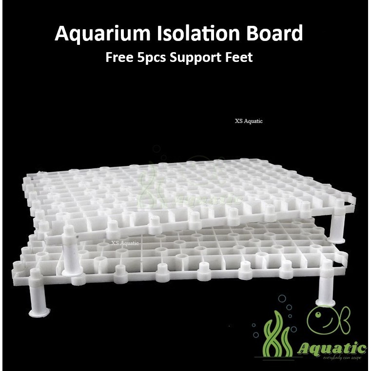 Aquarium Isolation Board Fish Tank Divider with Support Feet Fish Tank ...