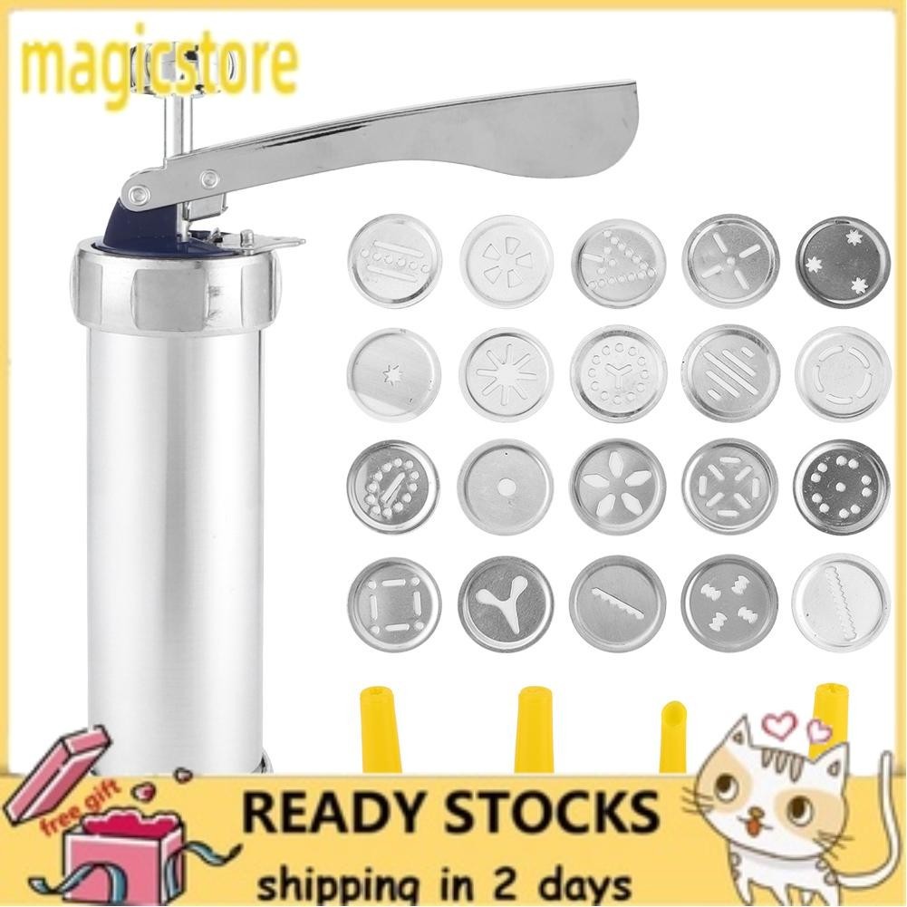 Magicstore Cookies Press Maker Kit Biscuits Machine Bakeware+20 Molds+4 ...